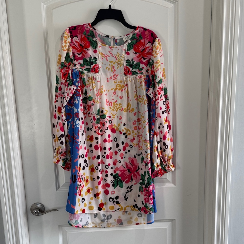 Umgee Colorful Floral Dress
